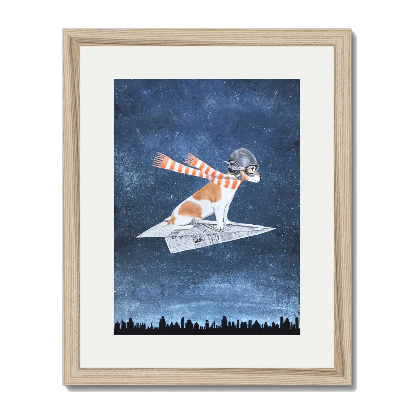 JACK RUSSELL ON PAPER PLANE | PRINT