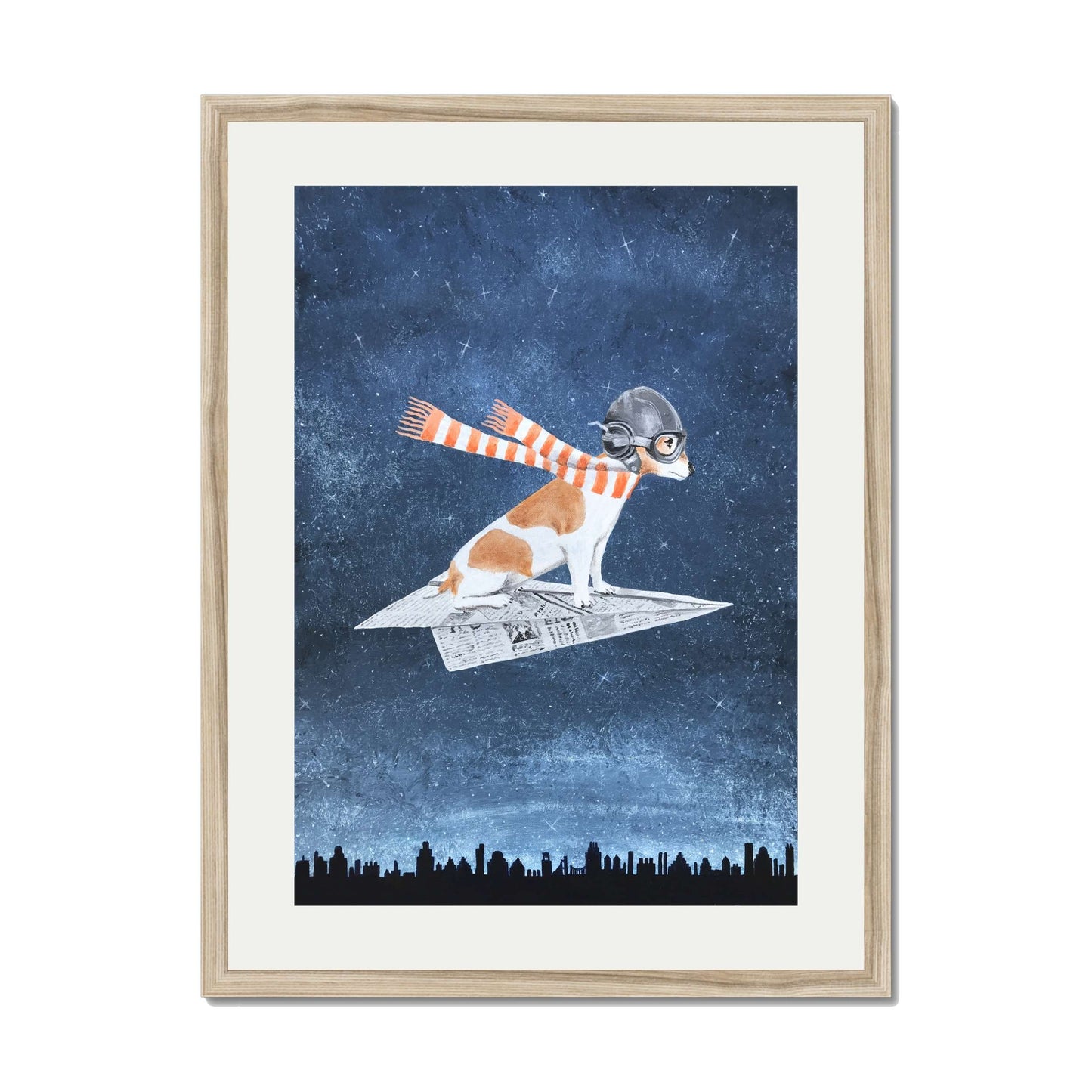 JACK RUSSELL ON PAPER PLANE | PRINT