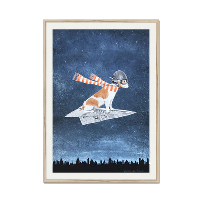JACK RUSSELL ON PAPER PLANE | PRINT