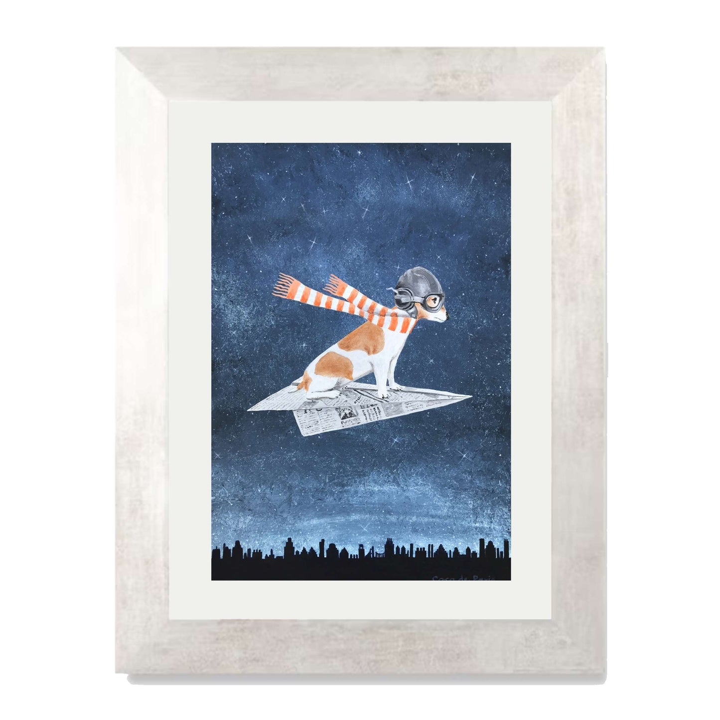JACK RUSSELL ON PAPER PLANE | PRINT