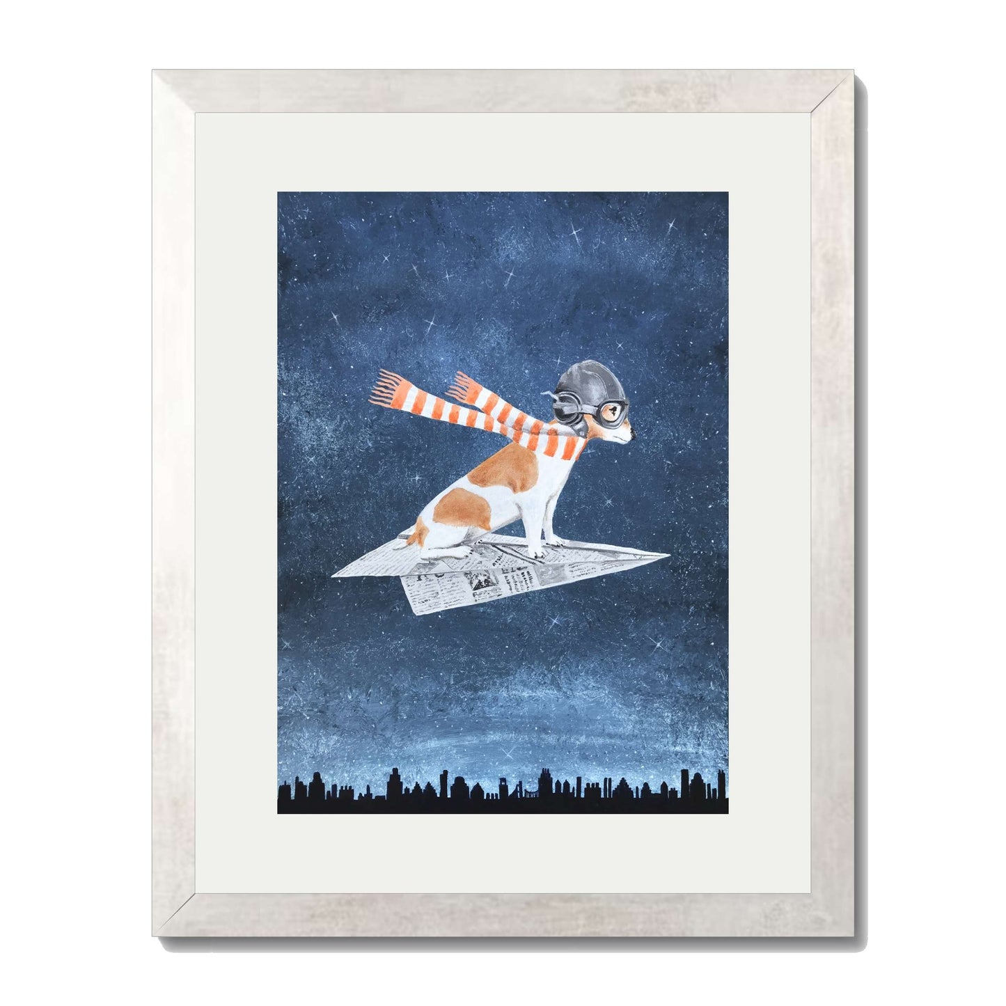 JACK RUSSELL ON PAPER PLANE | PRINT