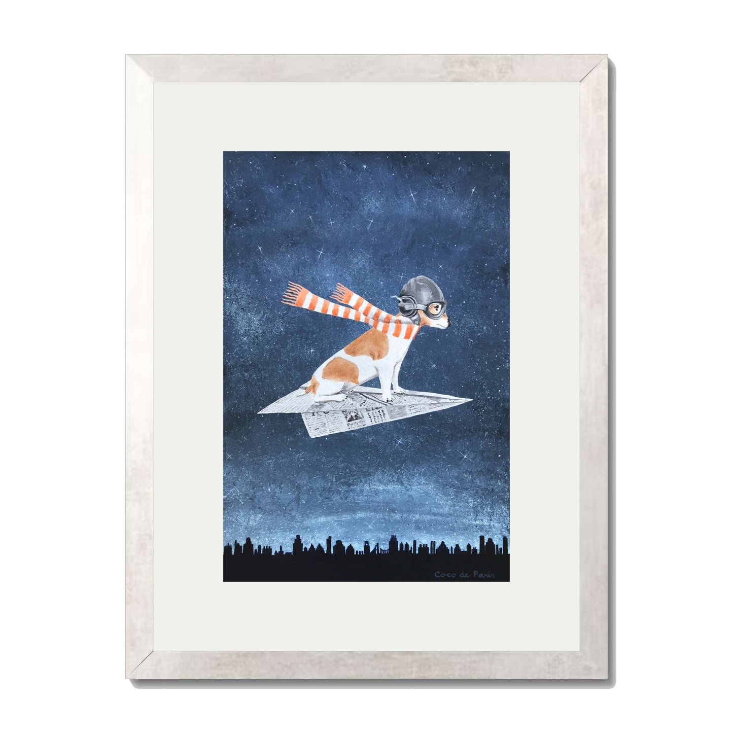 JACK RUSSELL ON PAPER PLANE | PRINT