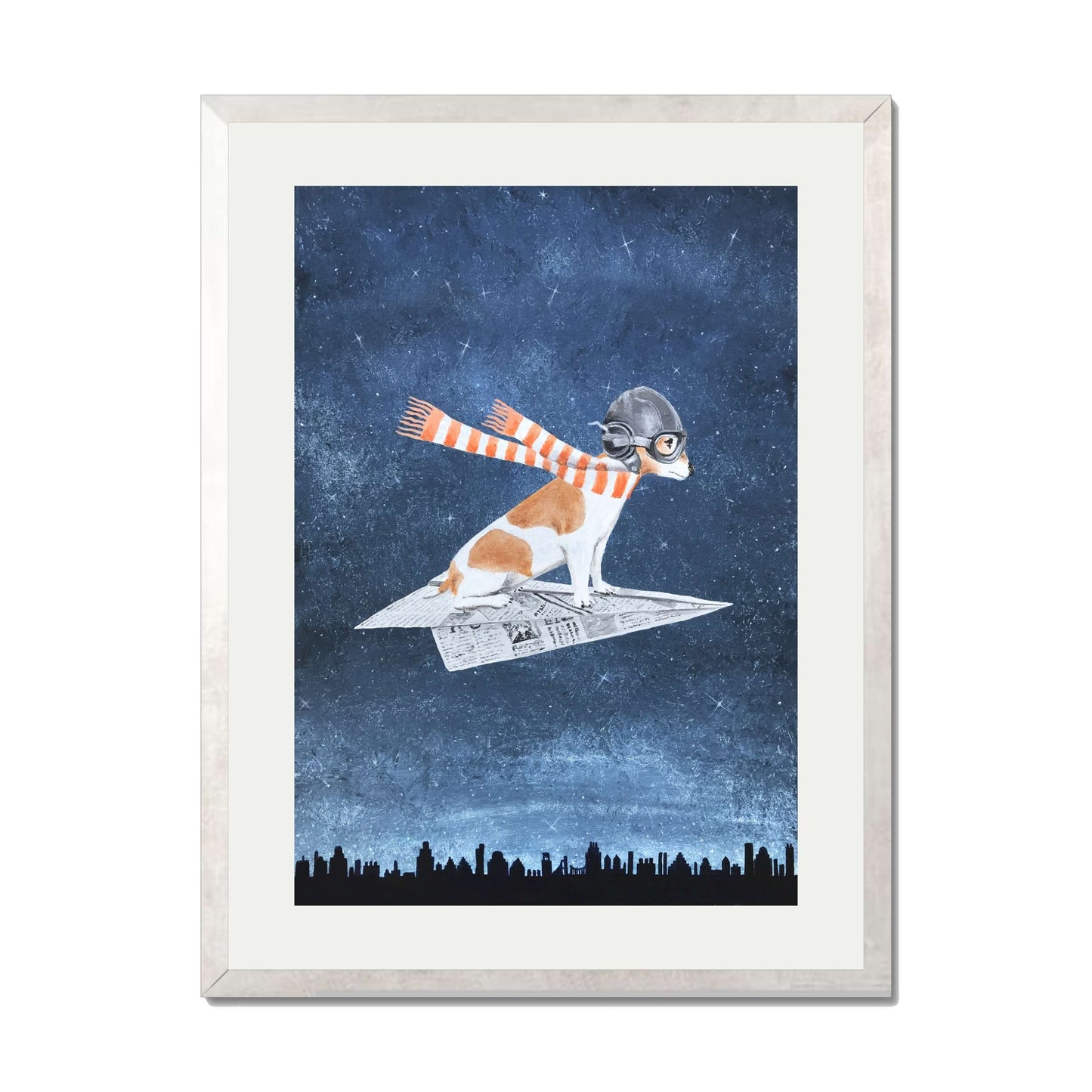 JACK RUSSELL ON PAPER PLANE | PRINT