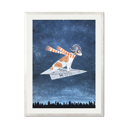 JACK RUSSELL ON PAPER PLANE | PRINT