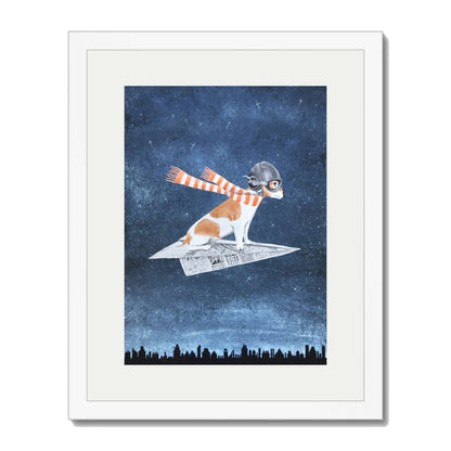 JACK RUSSELL ON PAPER PLANE | PRINT