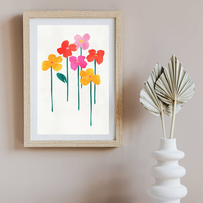 LITTLE HAPPY FLOWERS | PRINT
