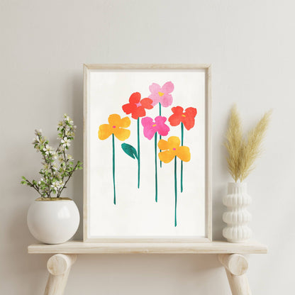 LITTLE HAPPY FLOWERS | PRINT