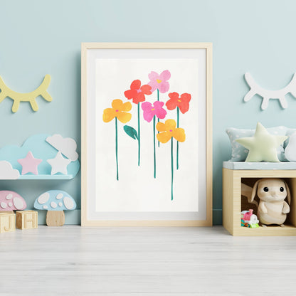 LITTLE HAPPY FLOWERS | PRINT