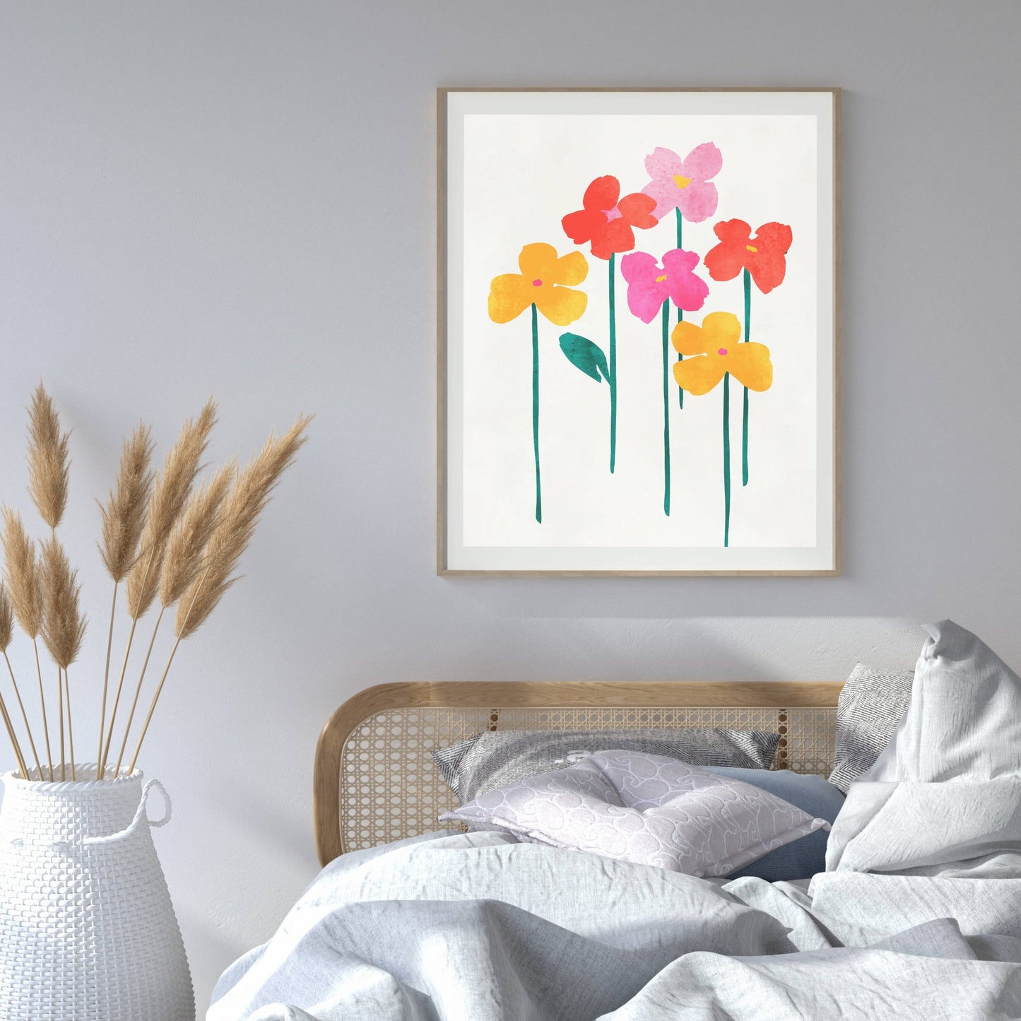 LITTLE HAPPY FLOWERS | PRINT
