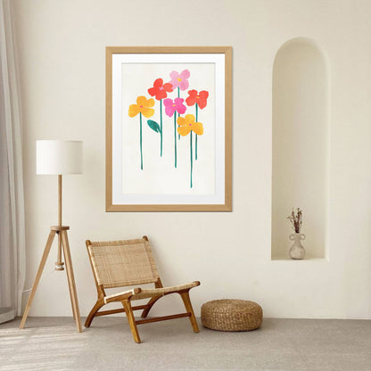 LITTLE HAPPY FLOWERS | PRINT