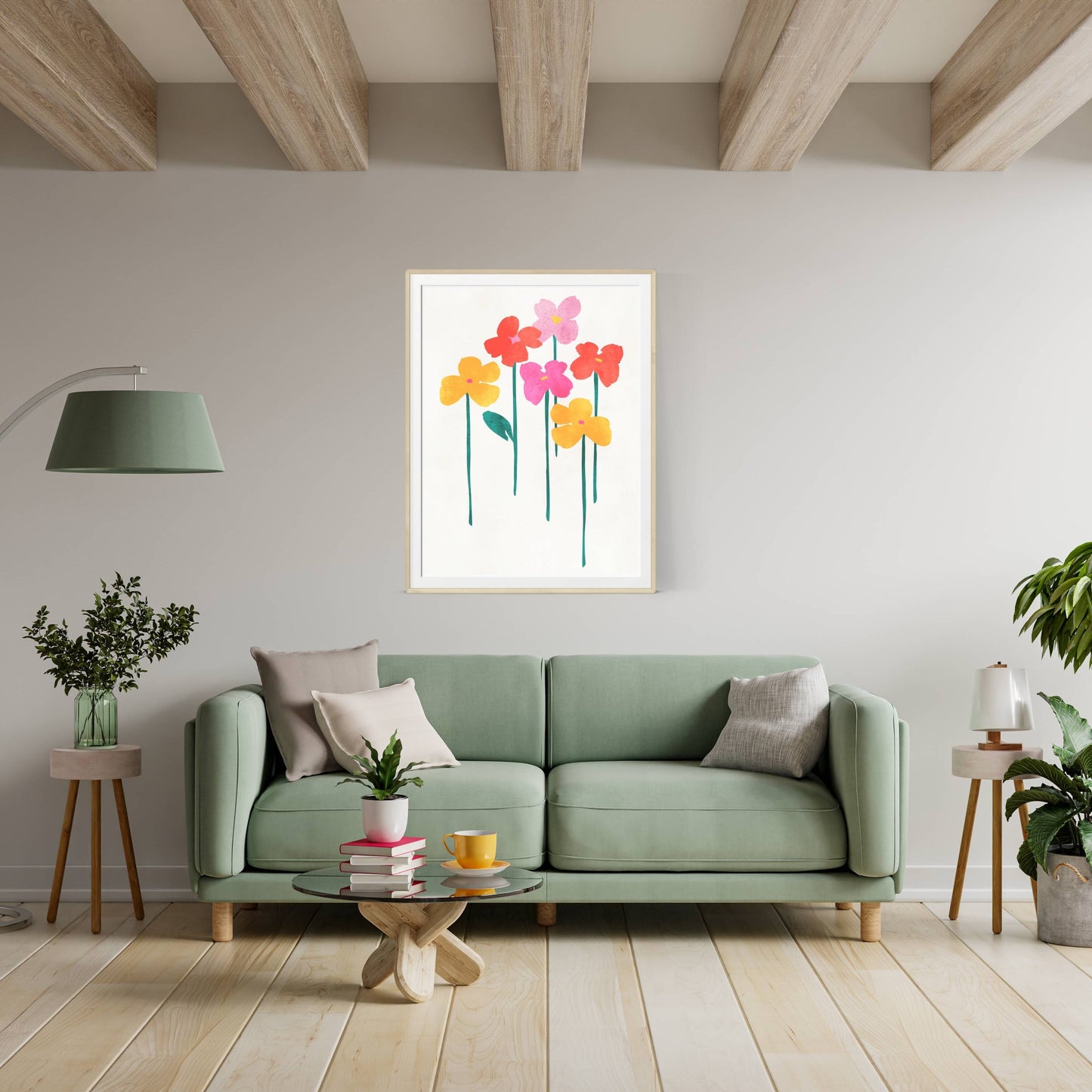 LITTLE HAPPY FLOWERS | PRINT