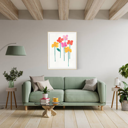 LITTLE HAPPY FLOWERS | PRINT