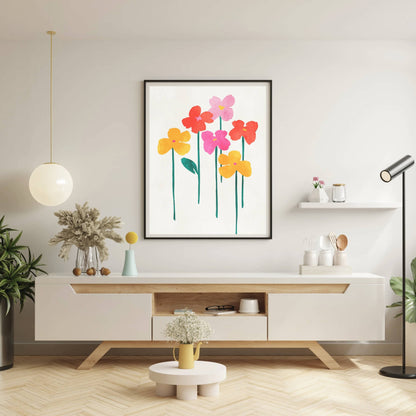 LITTLE HAPPY FLOWERS | PRINT