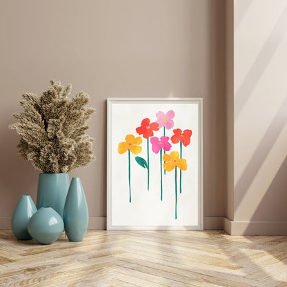 LITTLE HAPPY FLOWERS | PRINT