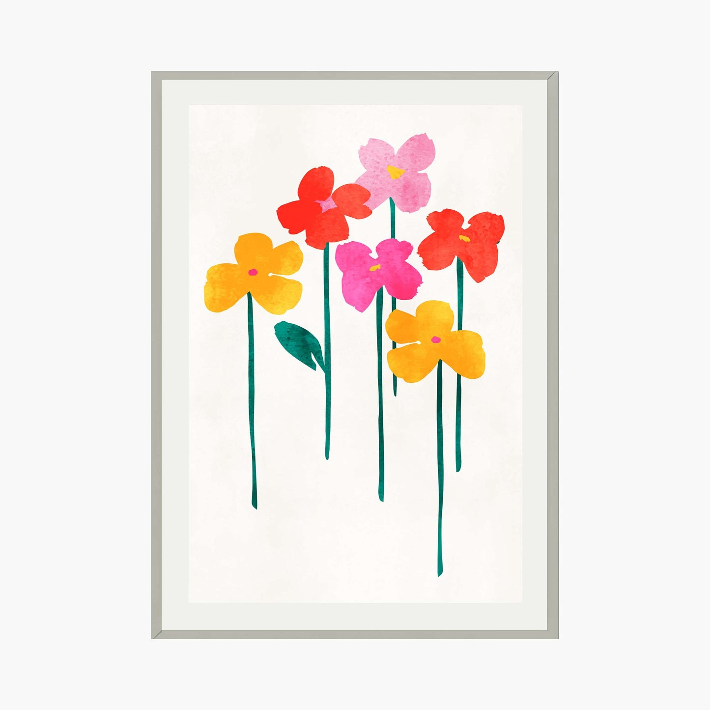 LITTLE HAPPY FLOWERS | PRINT