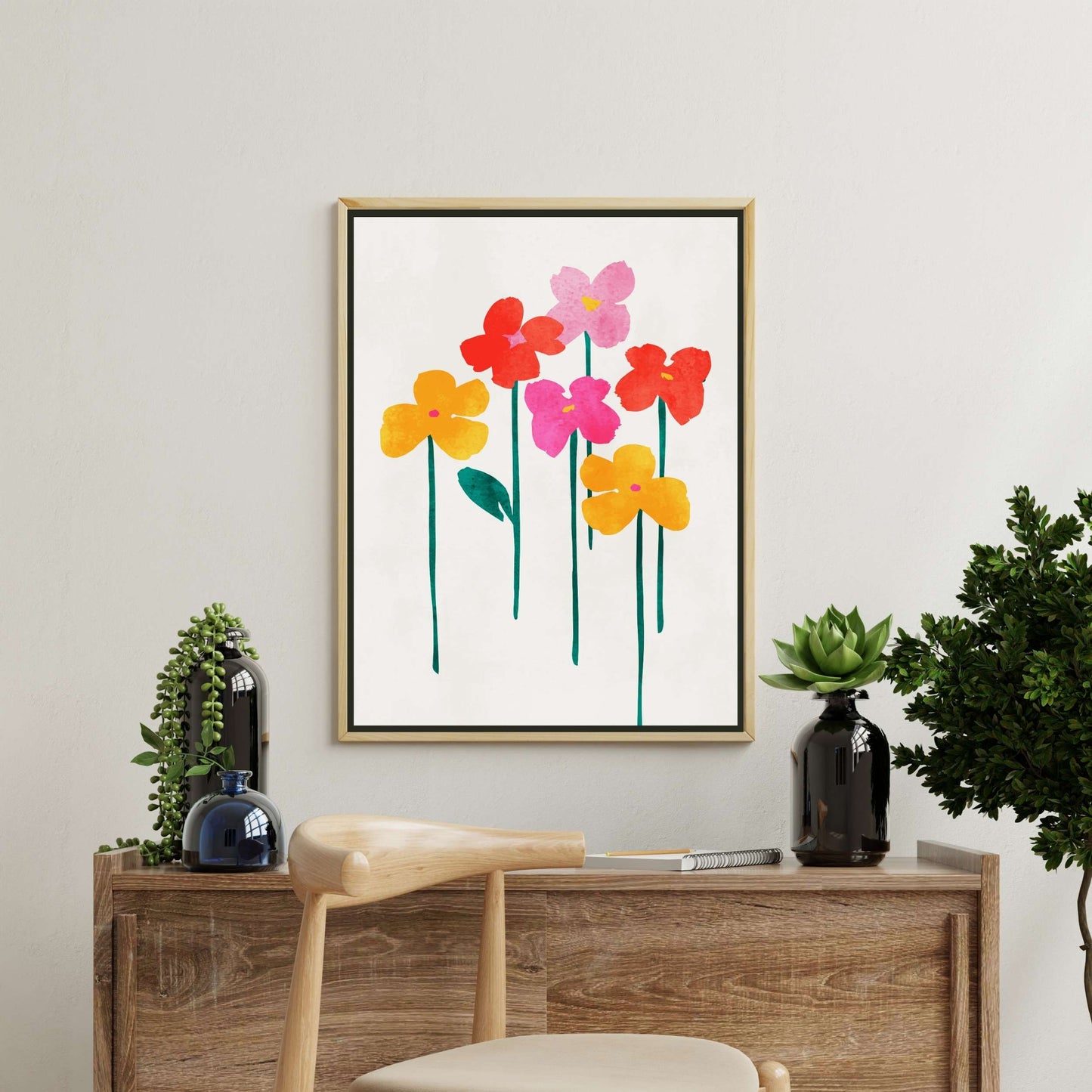 LITTLE HAPPY FLOWERS | CANVAS