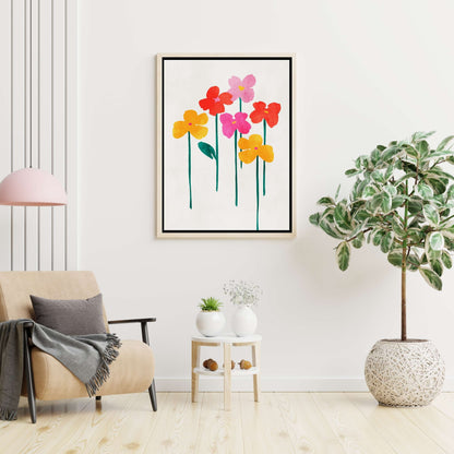 LITTLE HAPPY FLOWERS | CANVAS