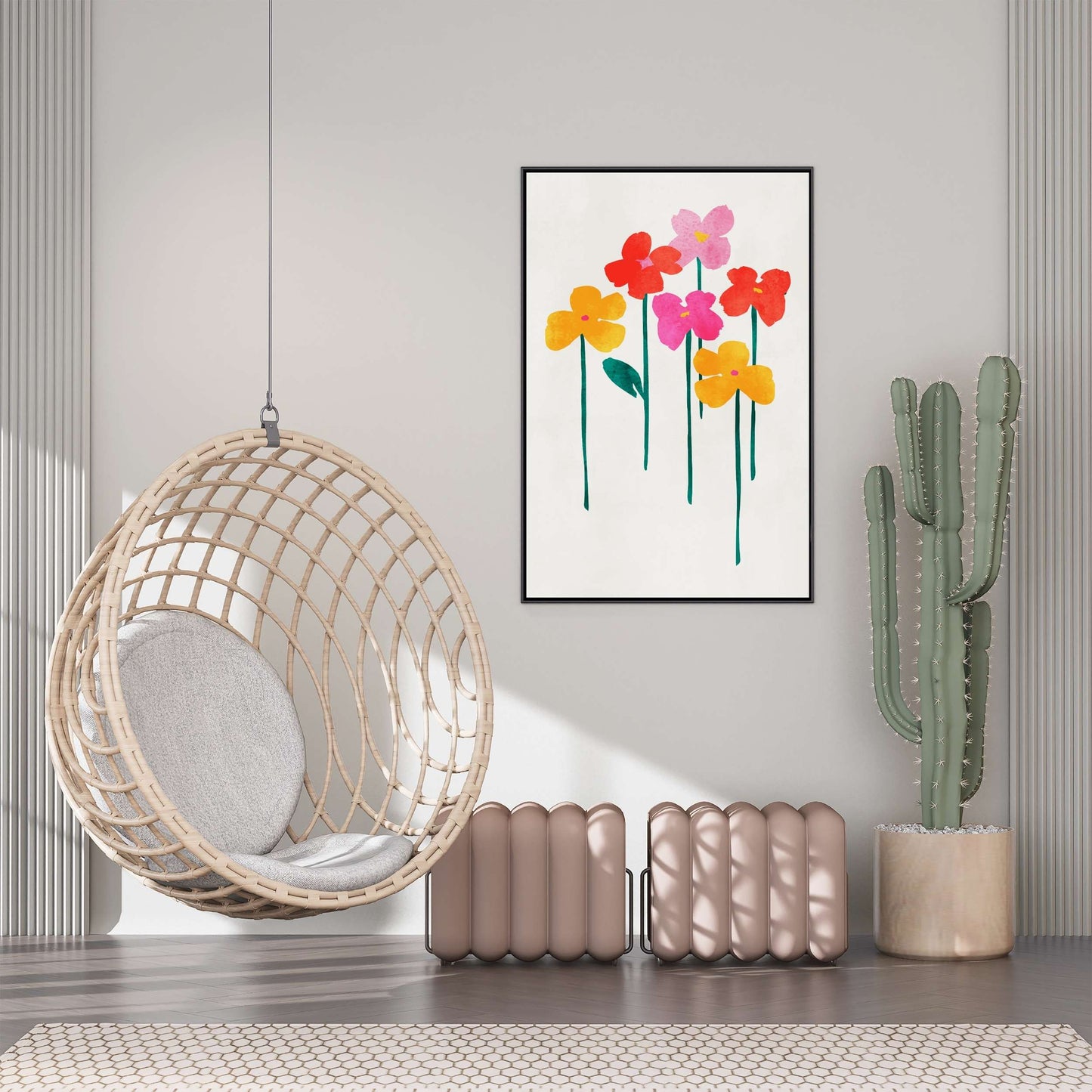 LITTLE HAPPY FLOWERS | CANVAS