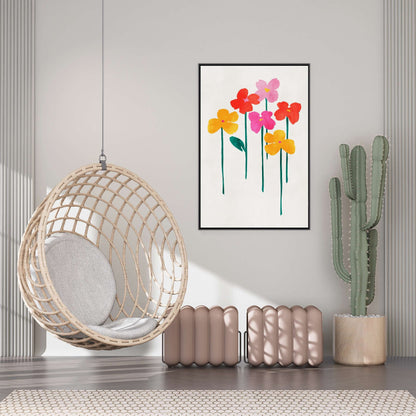 LITTLE HAPPY FLOWERS | CANVAS
