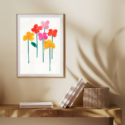 LITTLE HAPPY FLOWERS | PRINT