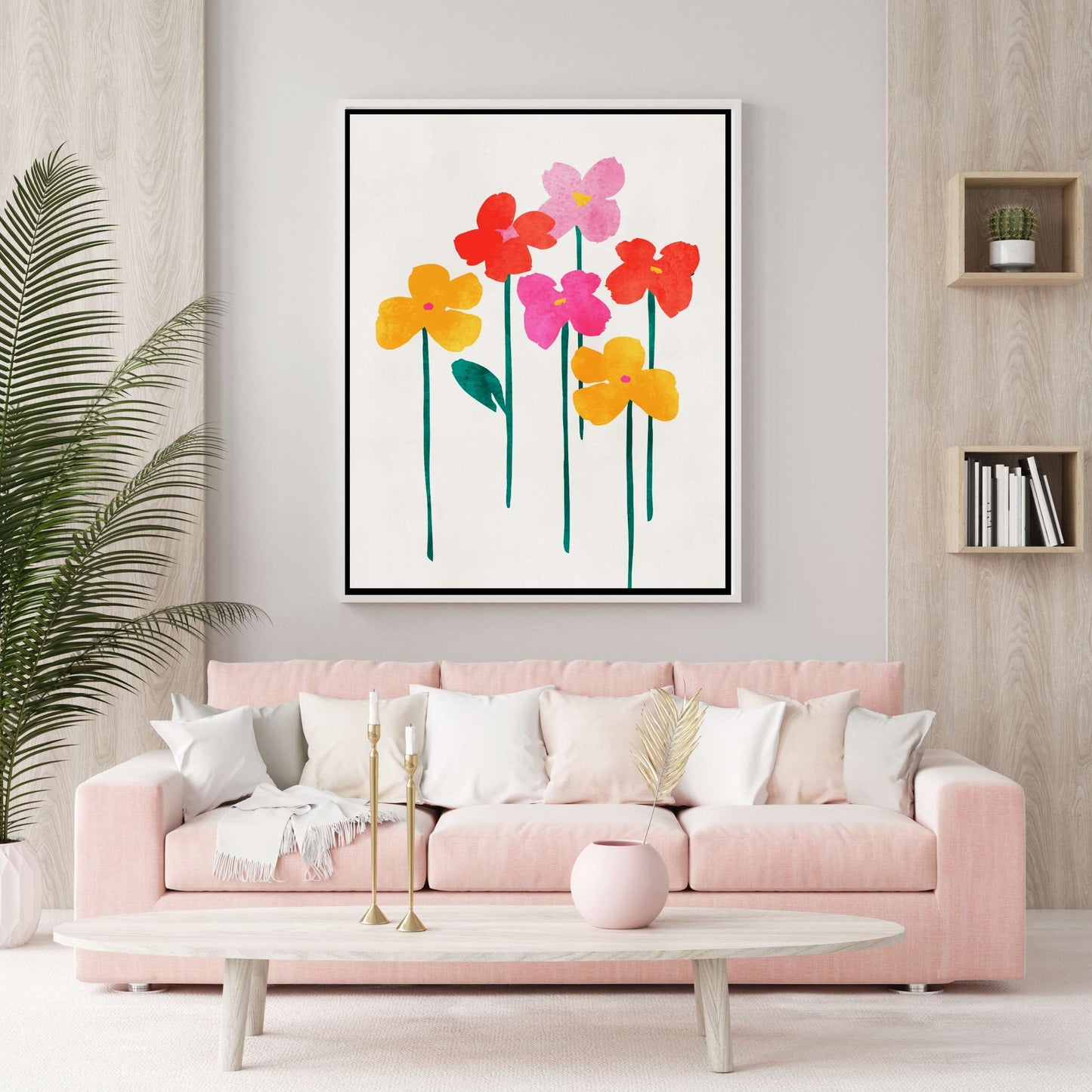 LITTLE HAPPY FLOWERS | CANVAS