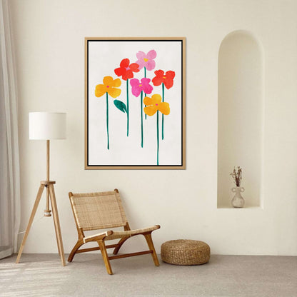 LITTLE HAPPY FLOWERS | CANVAS