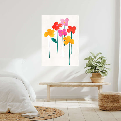 LITTLE HAPPY FLOWERS | CANVAS
