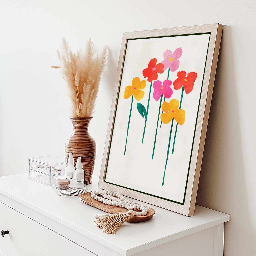 LITTLE HAPPY FLOWERS | CANVAS