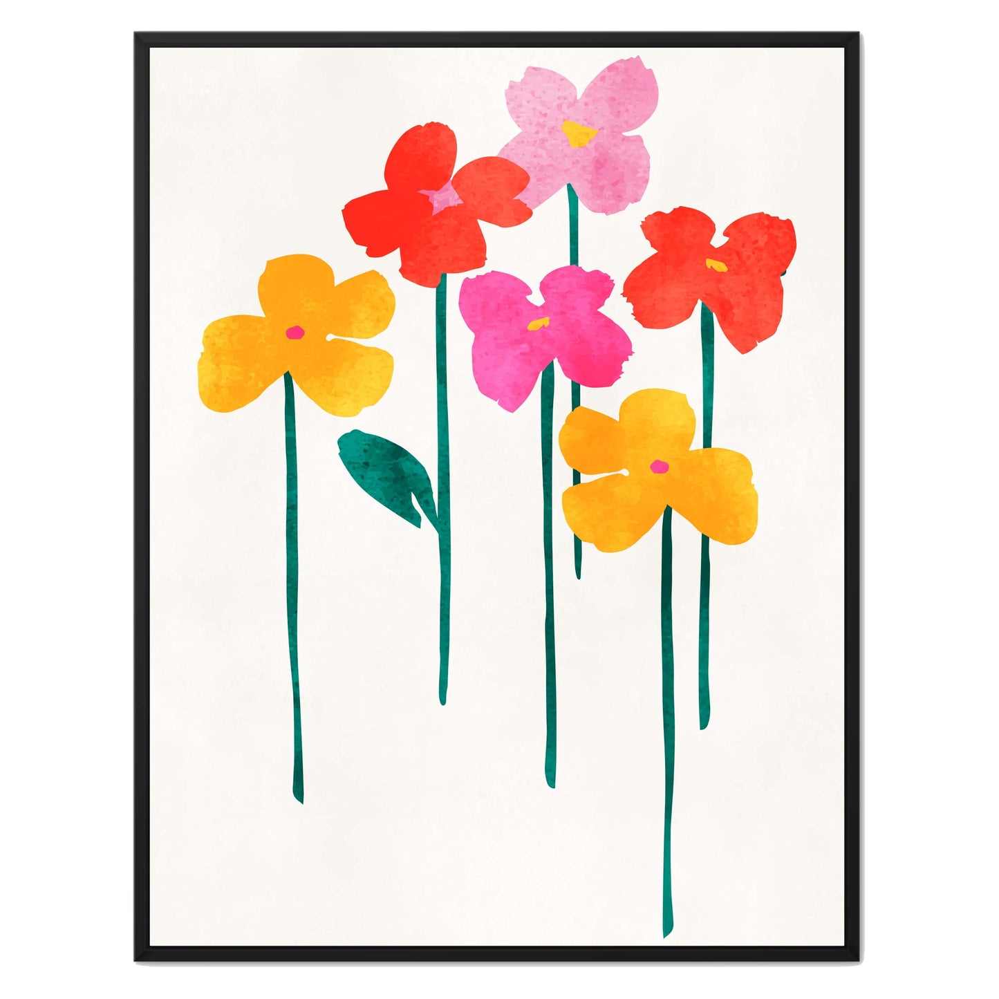 LITTLE HAPPY FLOWERS | CANVAS