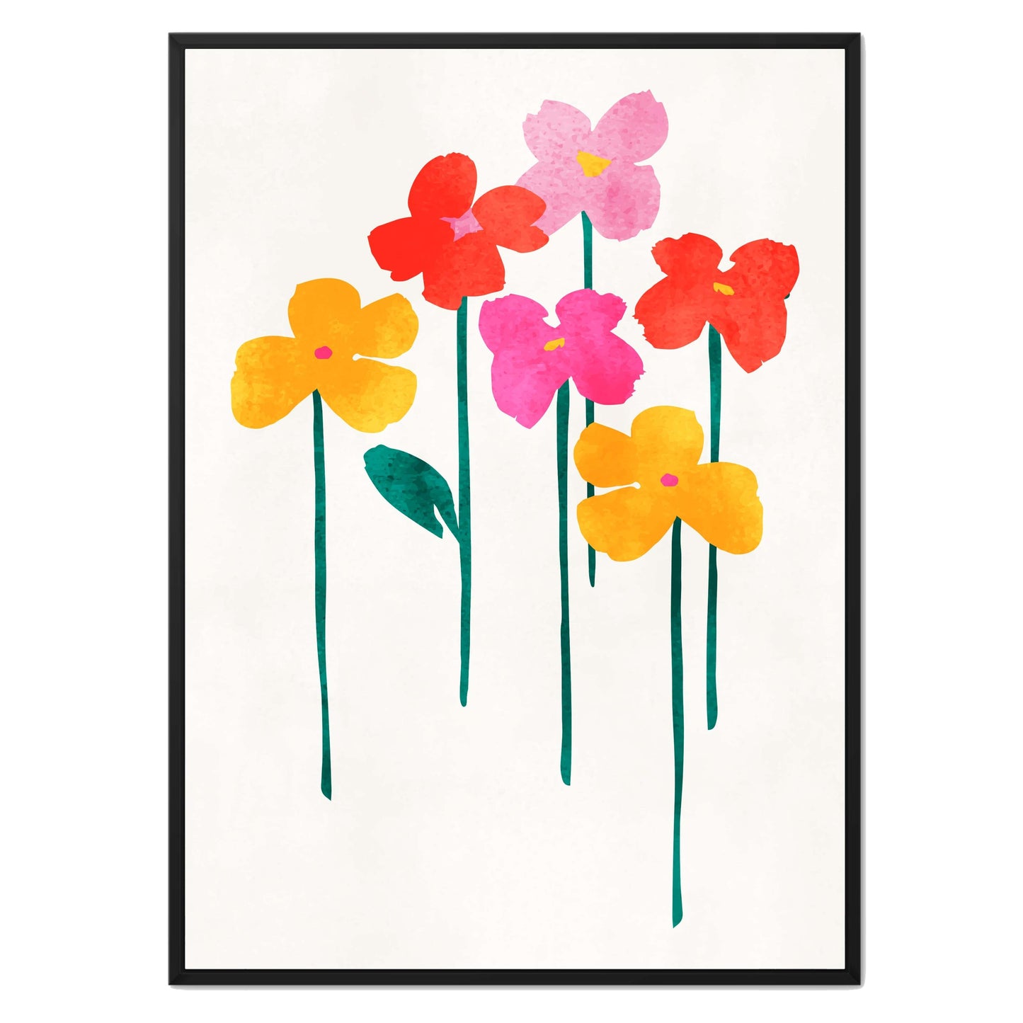 LITTLE HAPPY FLOWERS | CANVAS