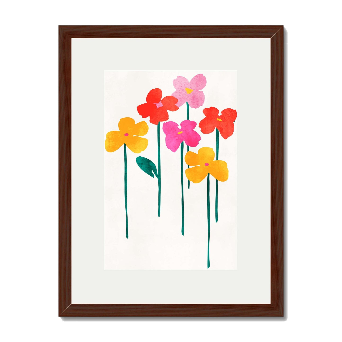 LITTLE HAPPY FLOWERS | PRINT