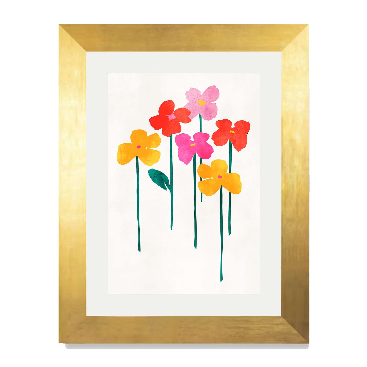 LITTLE HAPPY FLOWERS | PRINT