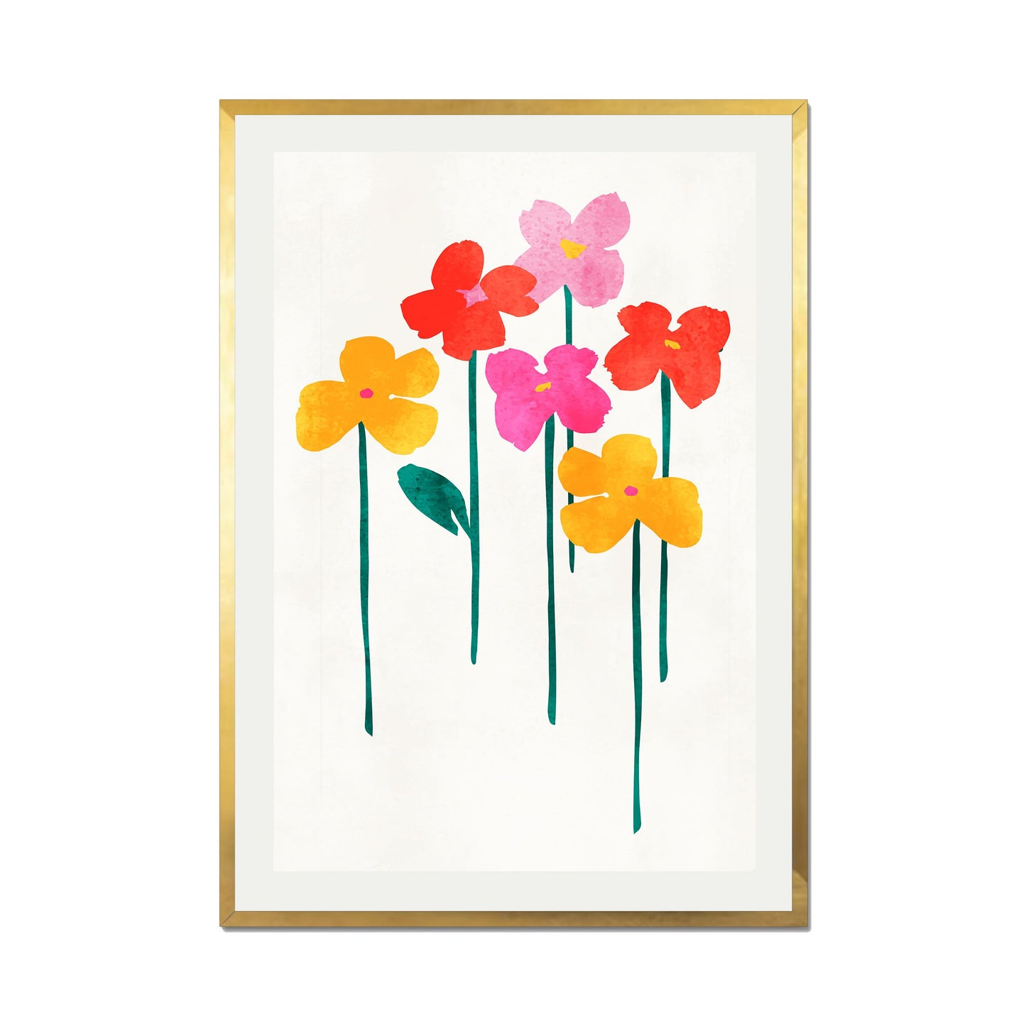 LITTLE HAPPY FLOWERS | PRINT