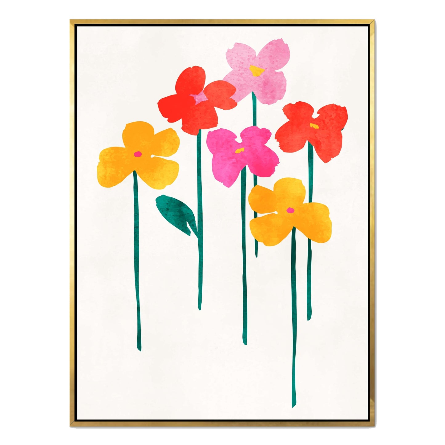 LITTLE HAPPY FLOWERS | CANVAS