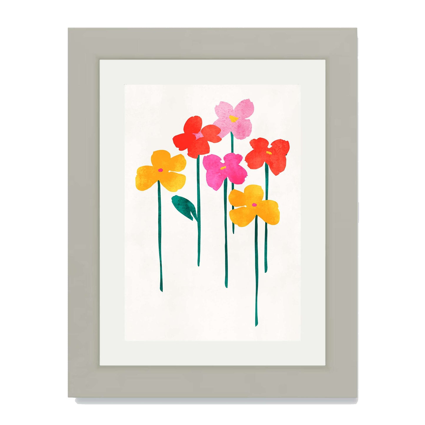 LITTLE HAPPY FLOWERS | PRINT