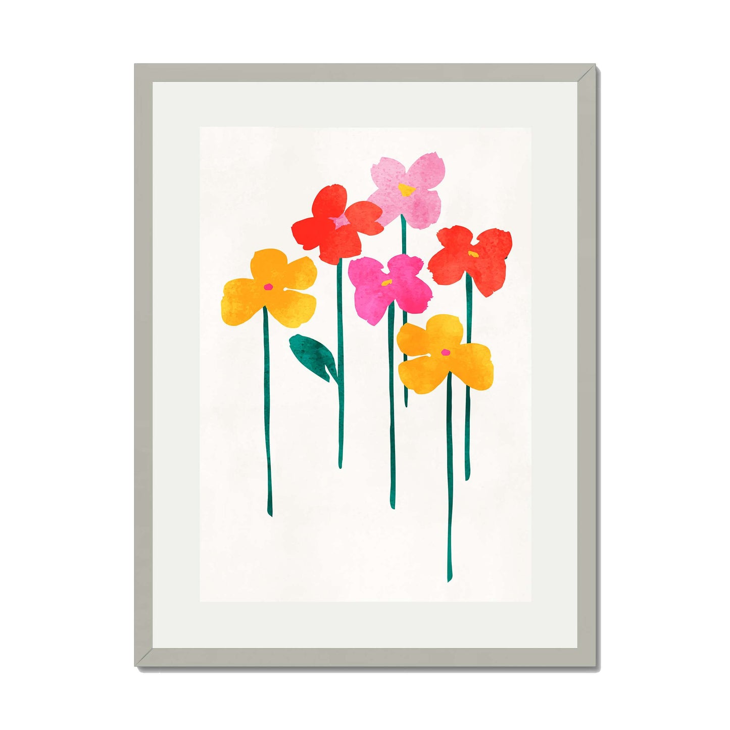 LITTLE HAPPY FLOWERS | PRINT