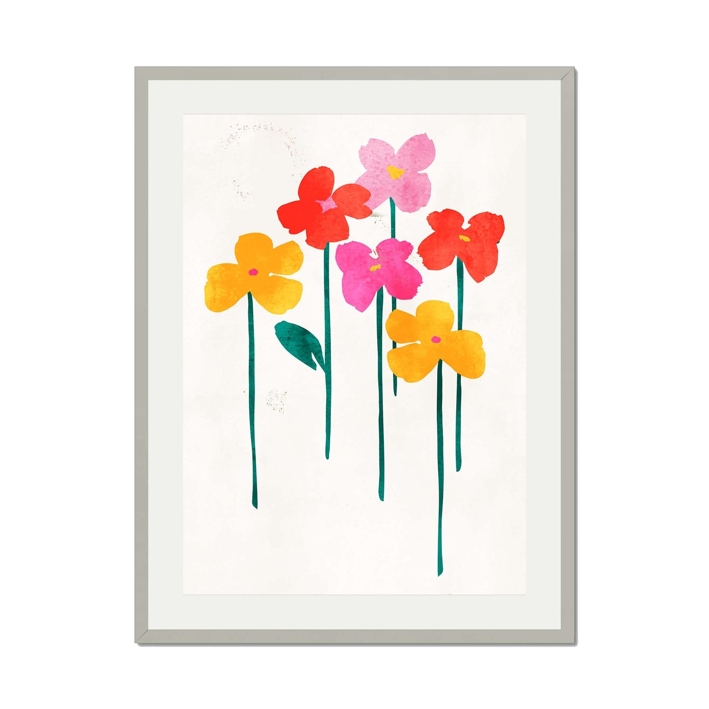 LITTLE HAPPY FLOWERS | PRINT