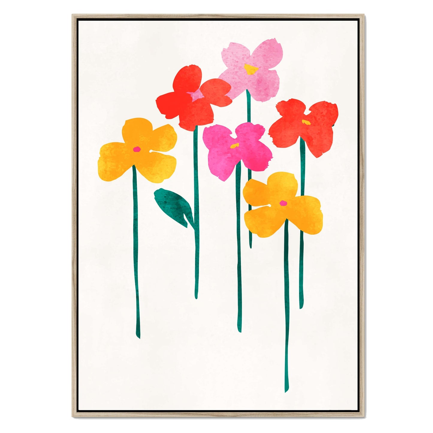 LITTLE HAPPY FLOWERS | CANVAS