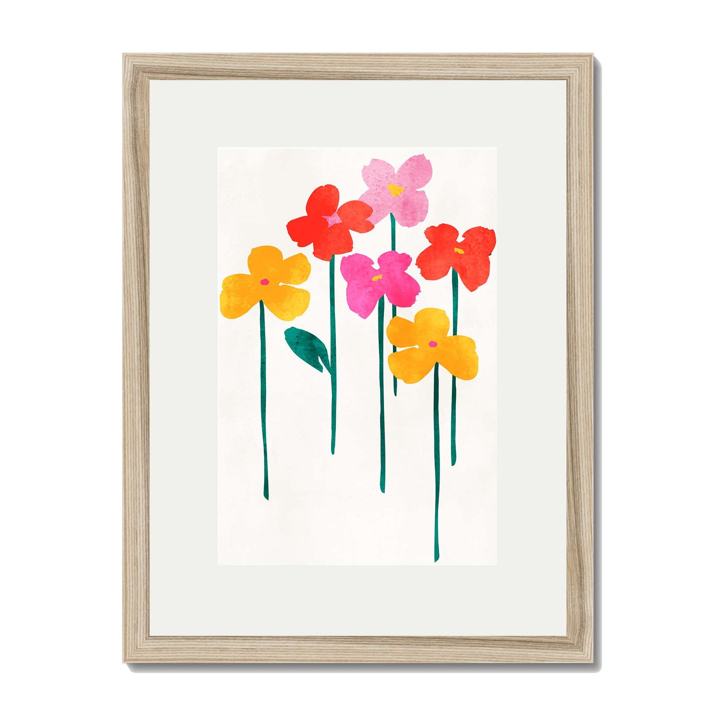 LITTLE HAPPY FLOWERS | PRINT