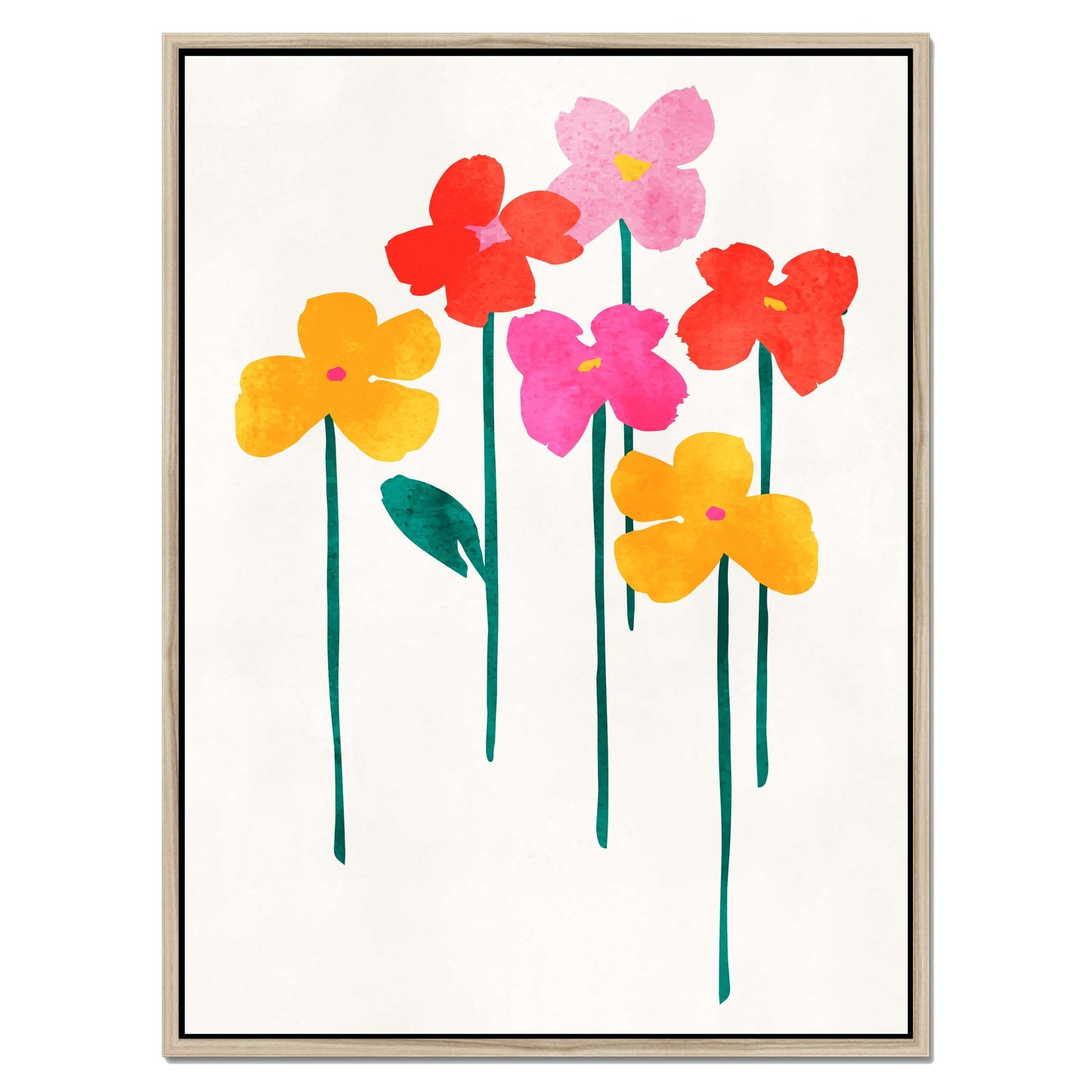 LITTLE HAPPY FLOWERS | CANVAS
