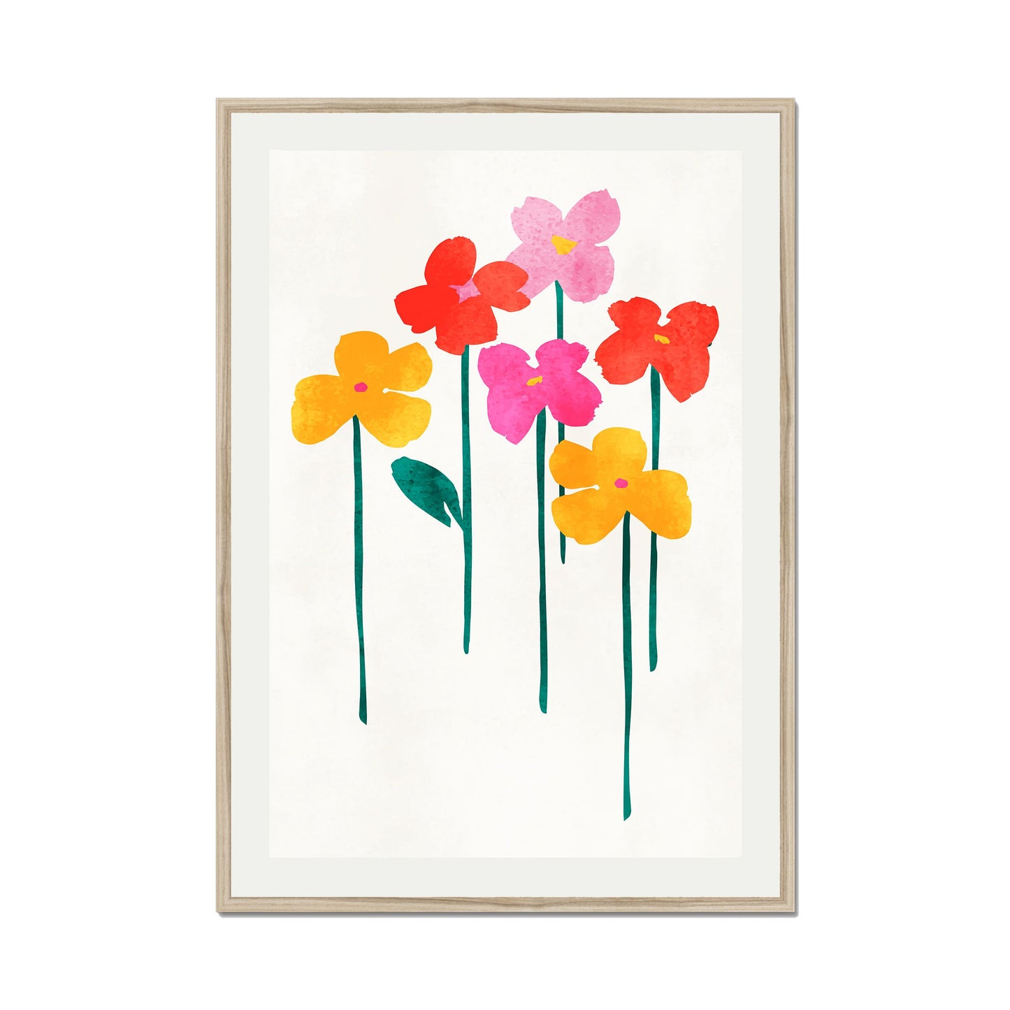 LITTLE HAPPY FLOWERS | PRINT