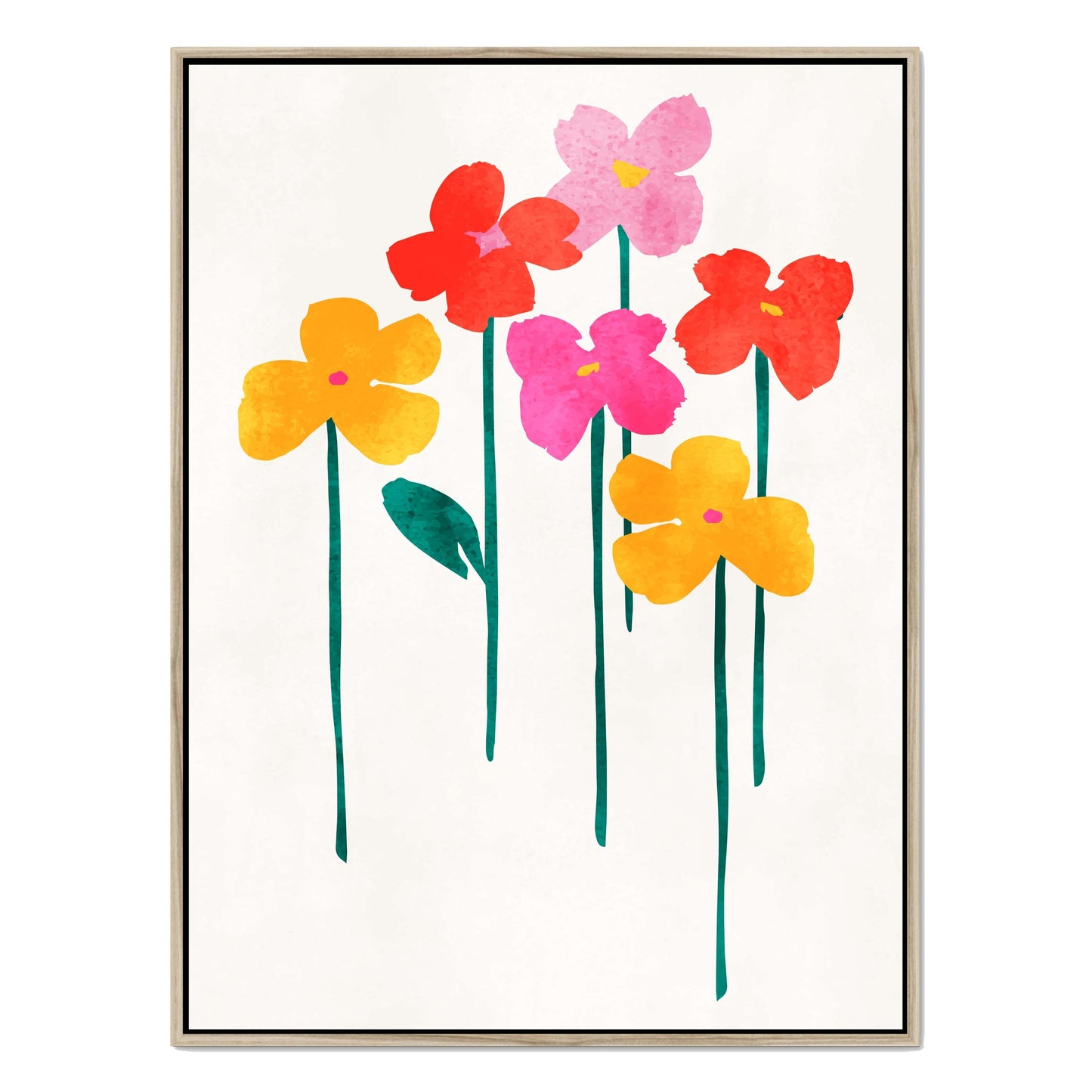 LITTLE HAPPY FLOWERS | CANVAS