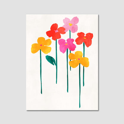 LITTLE HAPPY FLOWERS | CANVAS