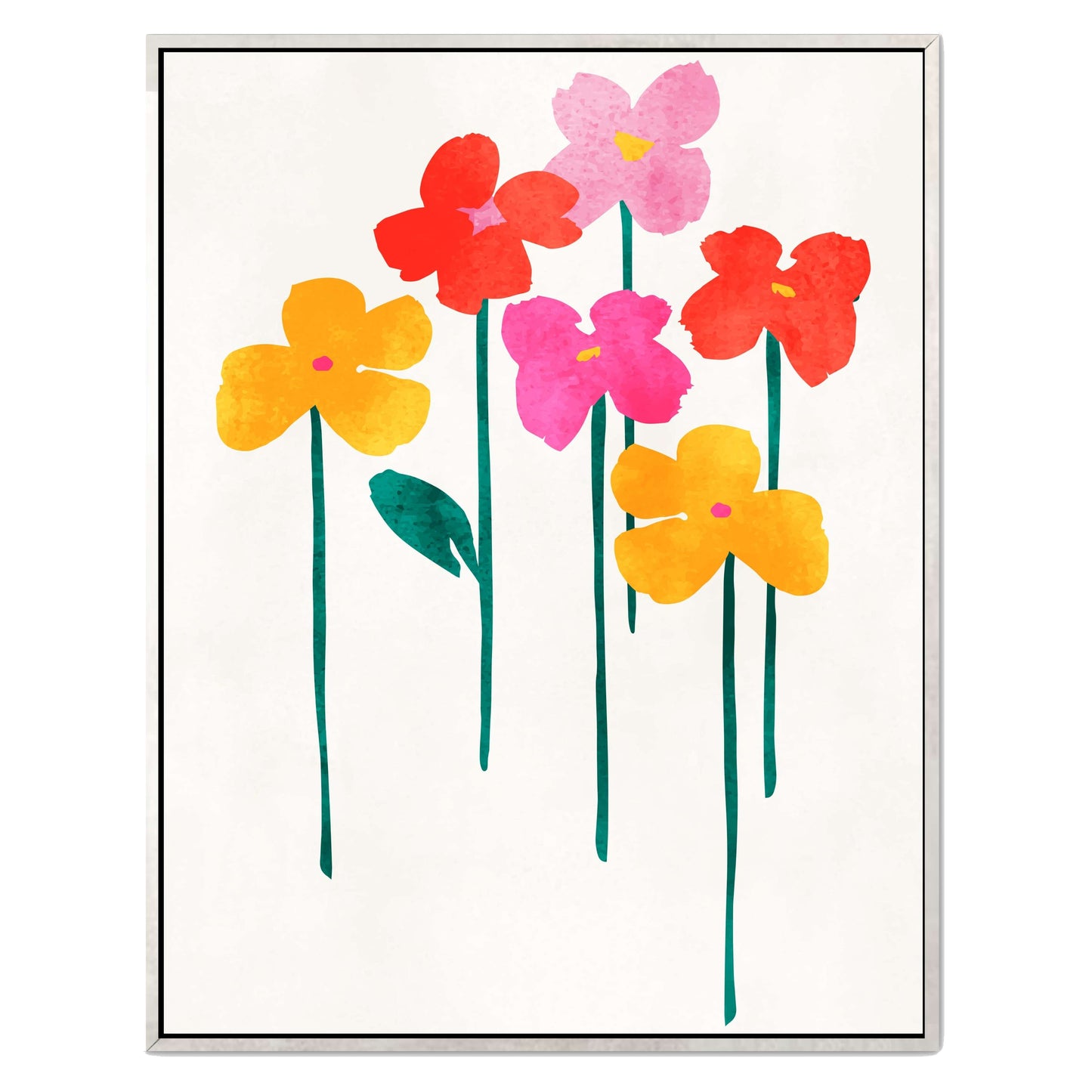 LITTLE HAPPY FLOWERS | CANVAS