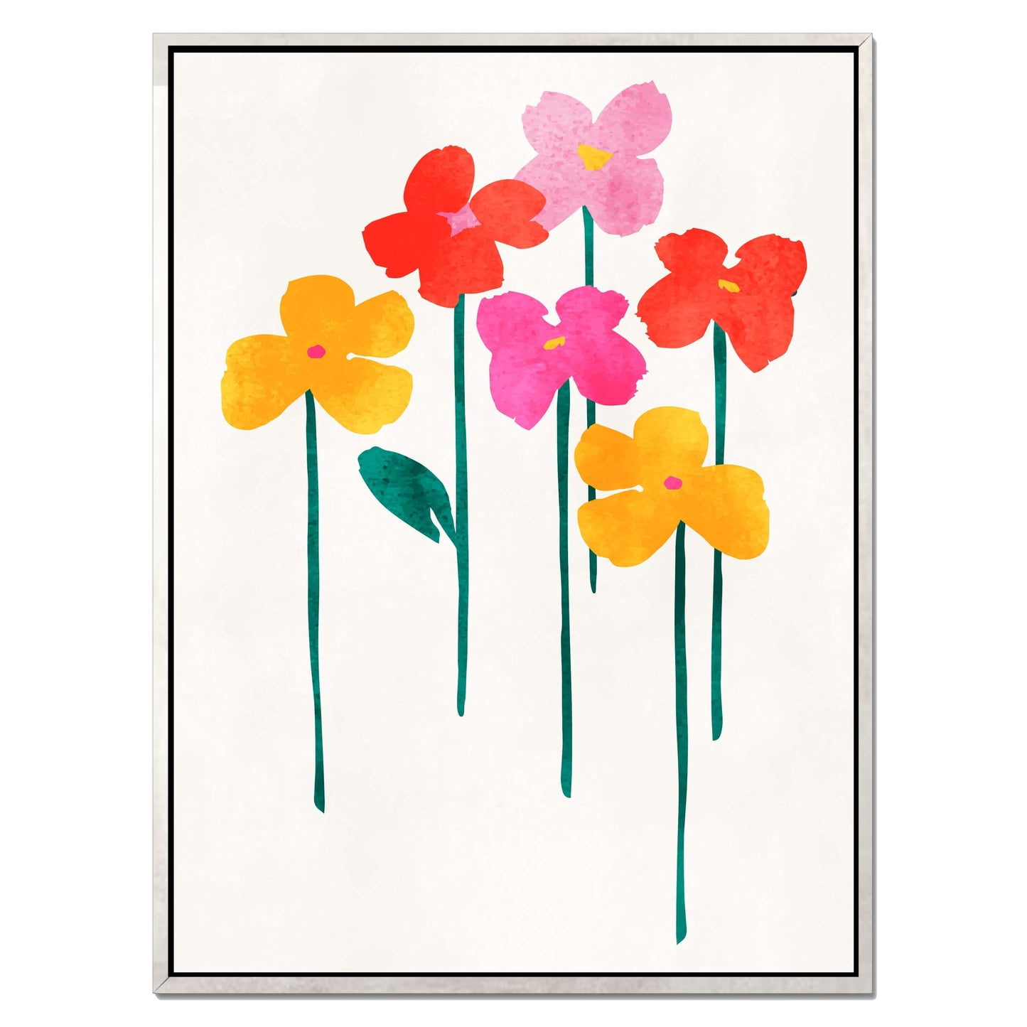LITTLE HAPPY FLOWERS | CANVAS