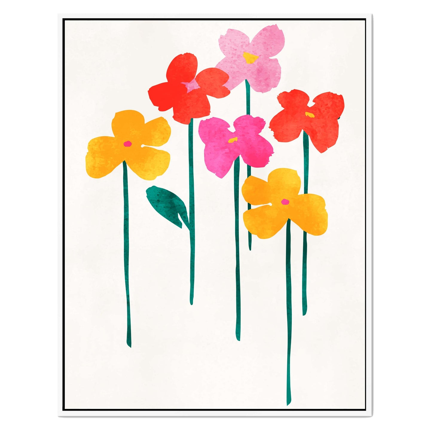 LITTLE HAPPY FLOWERS | CANVAS