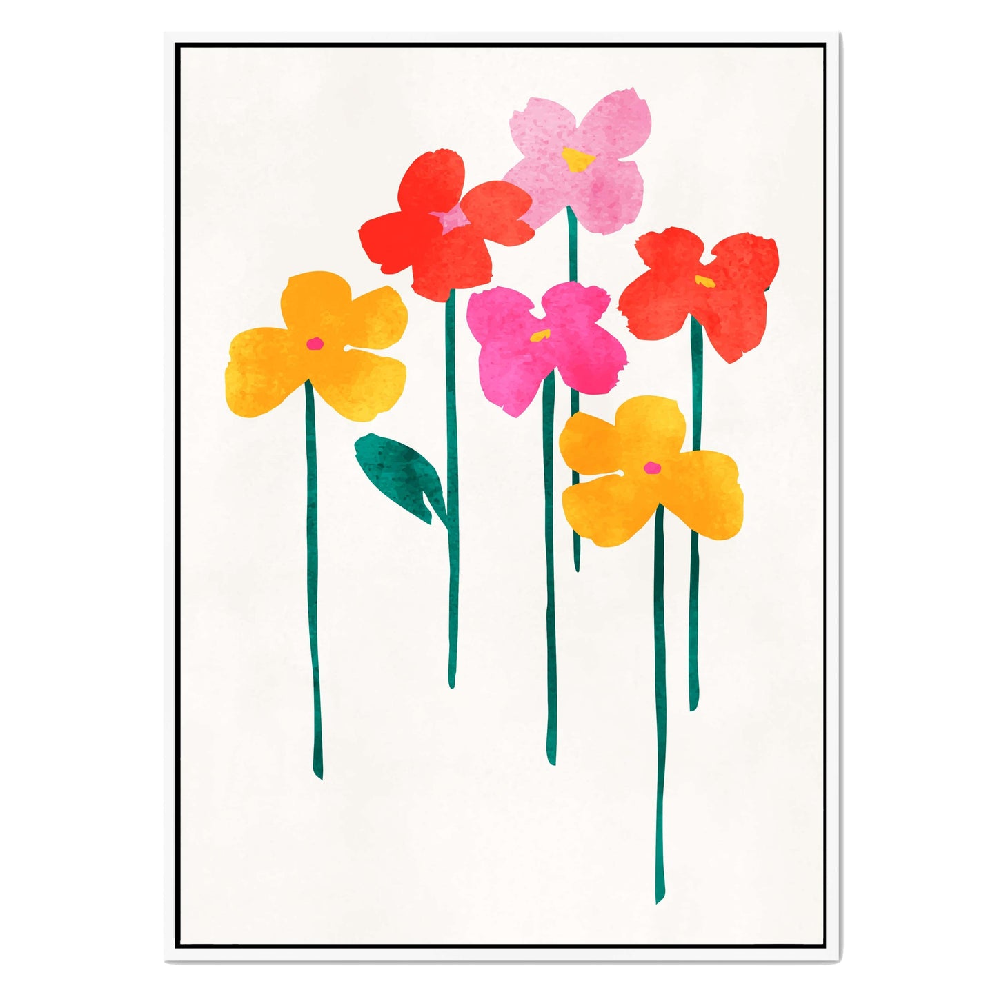 LITTLE HAPPY FLOWERS | CANVAS