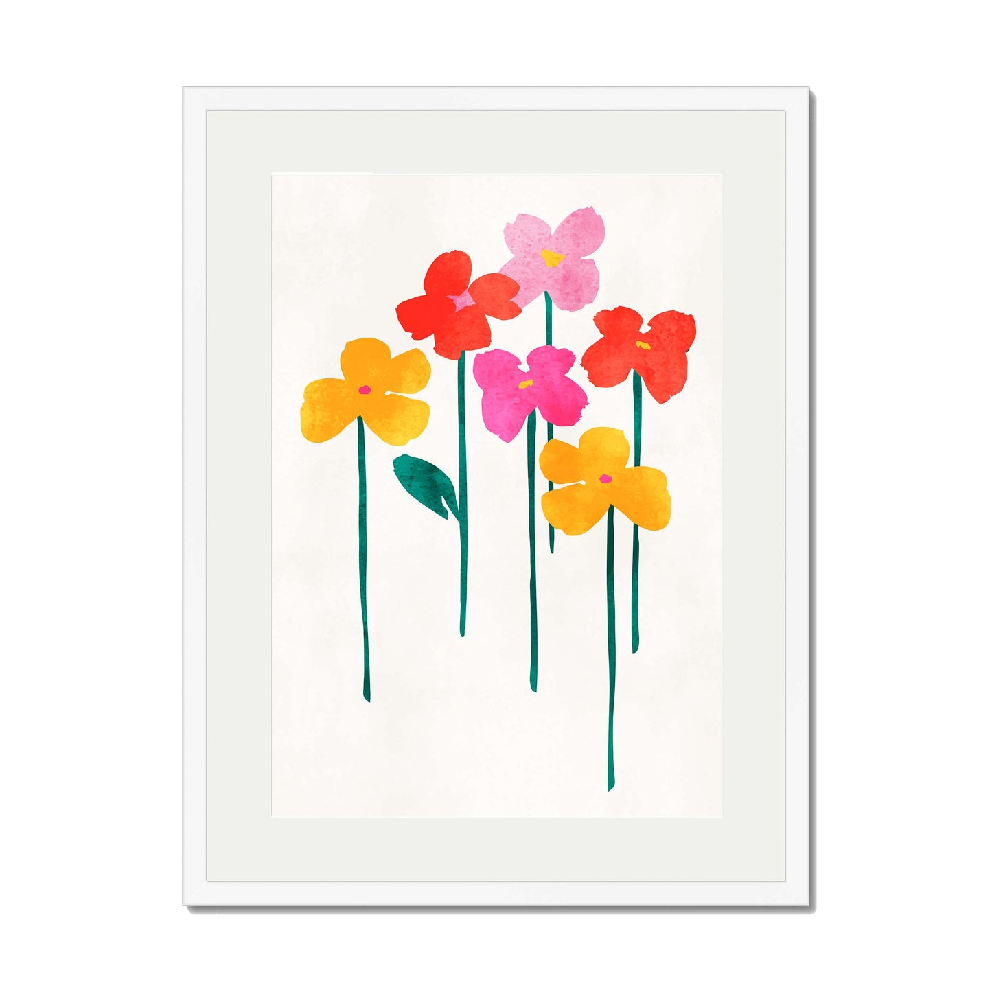 LITTLE HAPPY FLOWERS | PRINT