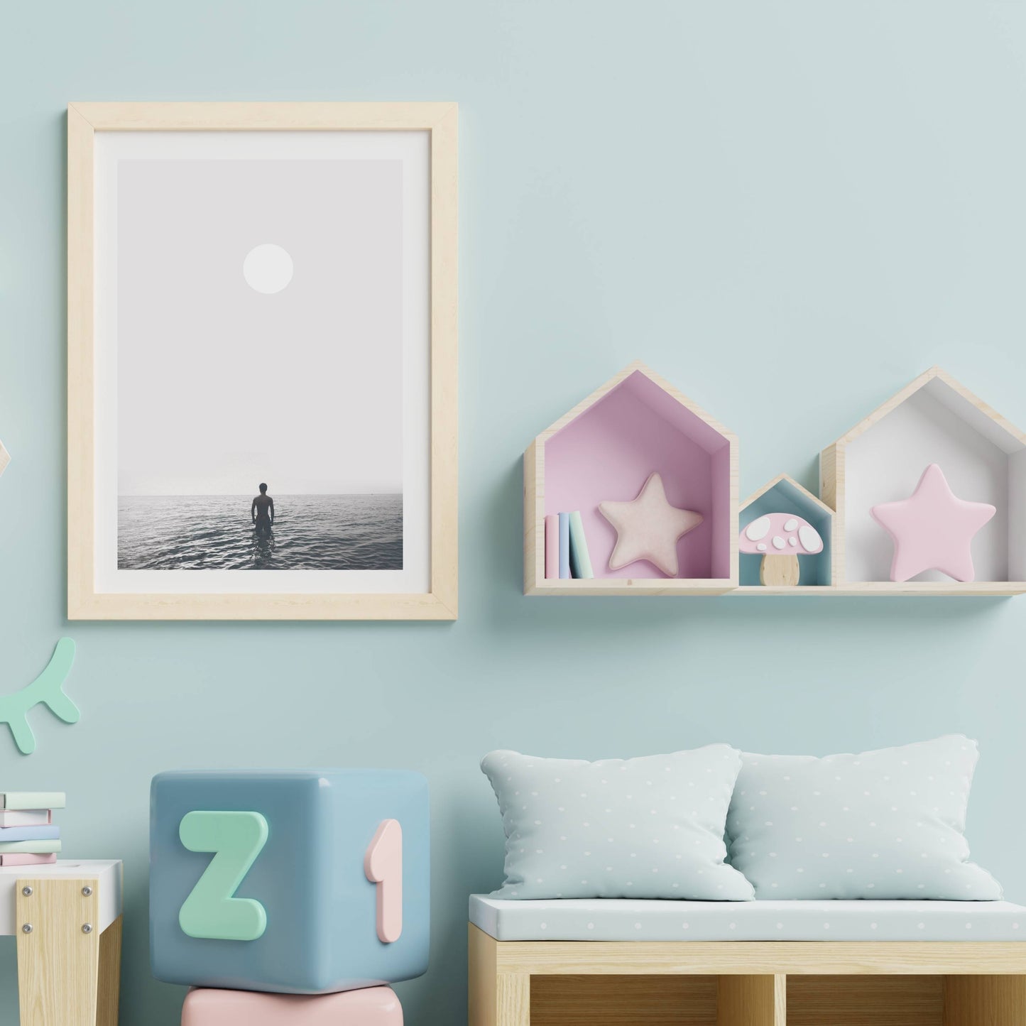 THE MAN AND THE SEA | PRINT