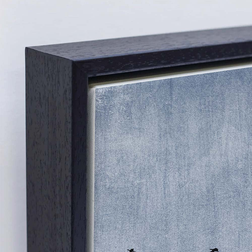 MOVING ON BLUE | CANVAS
